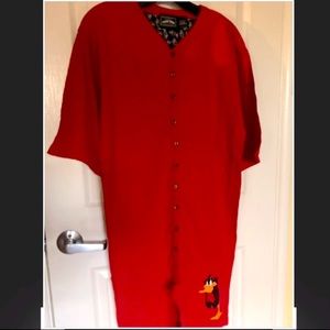 Authentic Vintage Daffy Duck Pajama Romper 1990’s